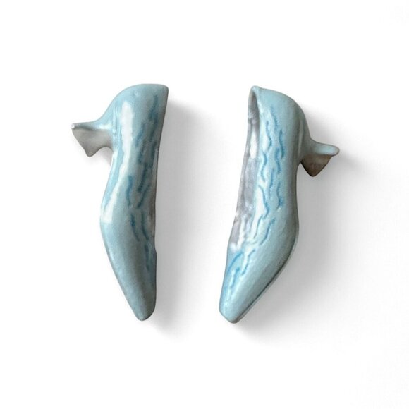 Vintage A pair of Miniature Metal Pumps, Philippe Model, from 80s,‎ very rare - Picture 5 of 9